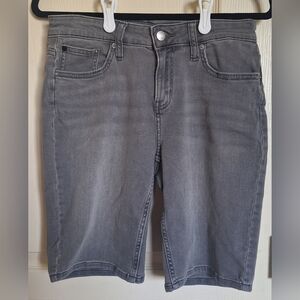 Calvin Klein size 6 dark grey jean shorts